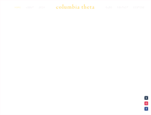Tablet Screenshot of columbiatheta.com
